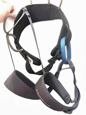 Kids Black Diamond Momentum Harness Black & Blue